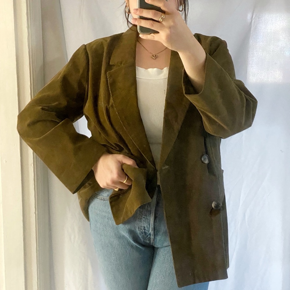 Native Youth Oakfield Corduroy Blazer L